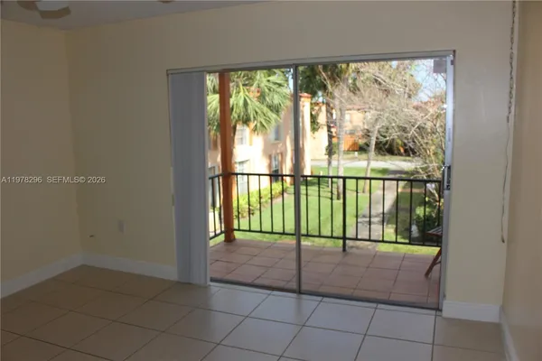 a view of a room with window