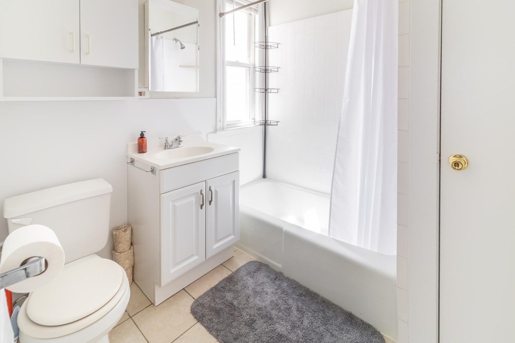 789 Columbia Road, Unit 2 Boston, MA 02125 - Photo 15 of 19 a bathroom with a sink toilet vanity and bathtub