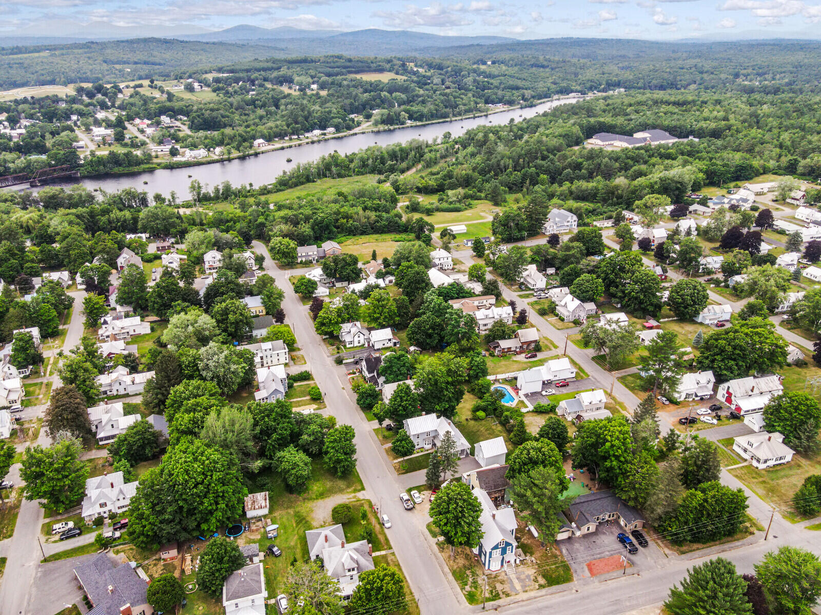 7 Rowell Street Madison, ME 04950 - Photo 29 of 29 Aerial