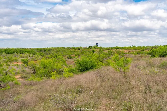 a view of a lake with houses in the background
