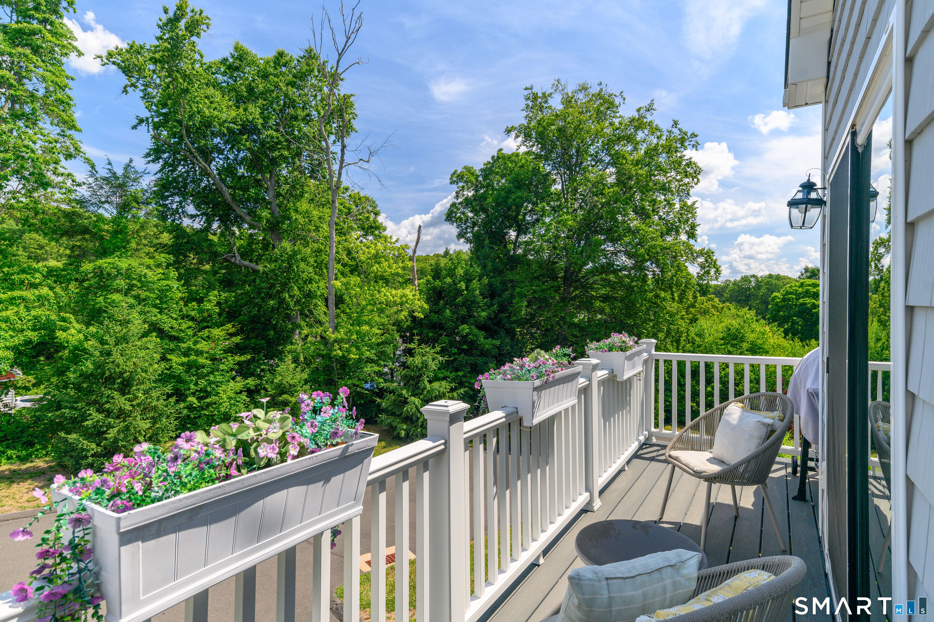43 George Street, Unit 1 Seymour, CT 06483 - Photo 14 of 33 A beautiful balcony located off the kitchen provides room for grilling and chilling.