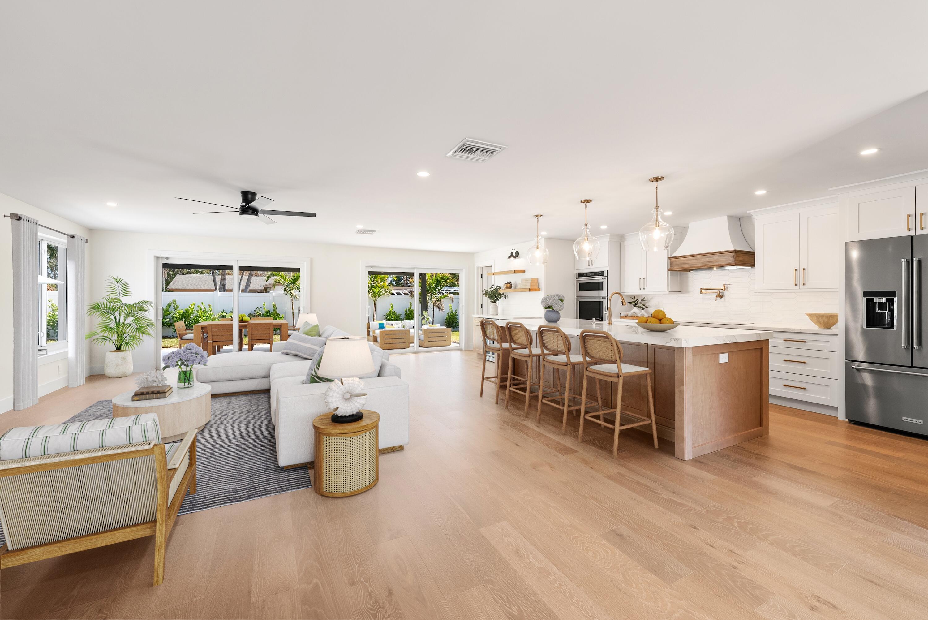 1607 Seabrook Road Jupiter, FL 33469 - Photo 8 of 62 Family & Kitchen