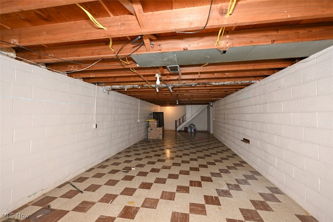 13150 Sprague Road Cleveland, OH 44130 - Photo 33 of 39 Unfinished below grade area featuring tile patterned floors