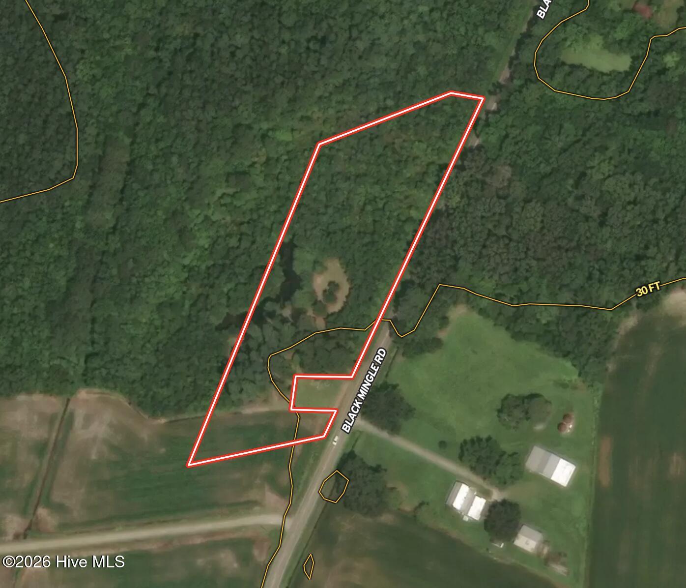 0 Black Mingle Road Gates, NC 27937 - Photo 25 of 25 Aerial contour