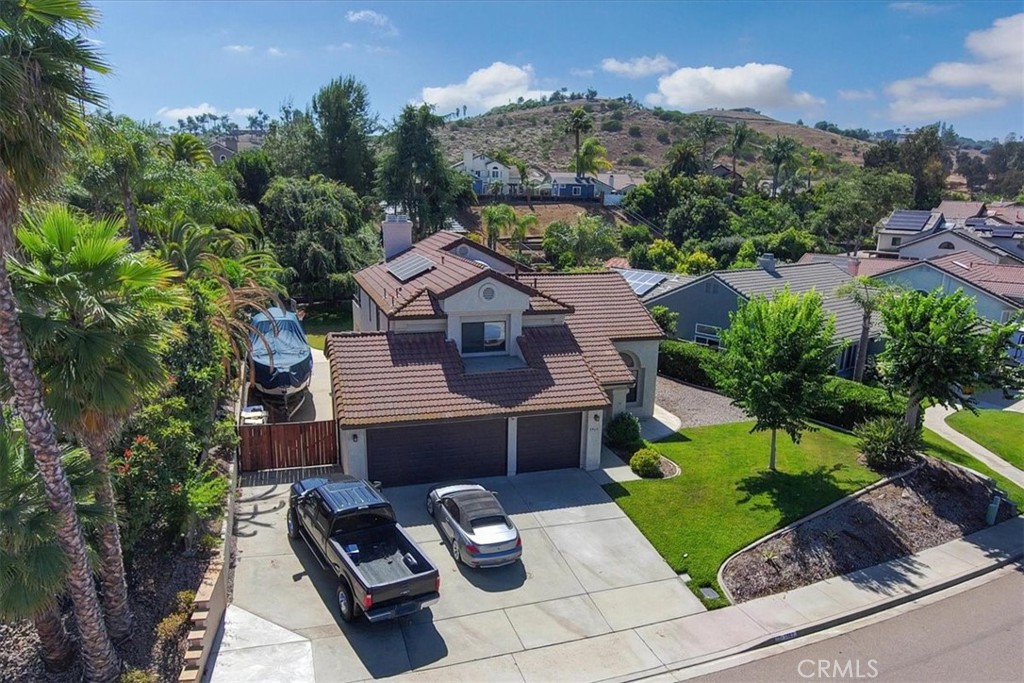 5963 Rio Valle Drive Bonsall, CA 92003 - Photo 48 of 49 an aerial view of a house with garden space and street view