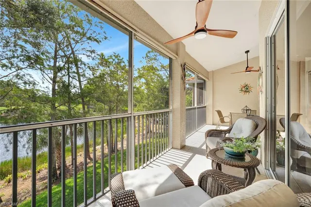 a view of a lake with a city