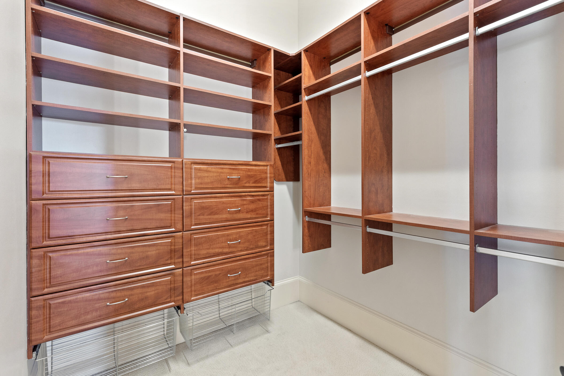 1806 Driftwood Point Road Santa Rosa Beach, FL 32459 - Photo 102 of 142 a view of walk in closet with empty racks