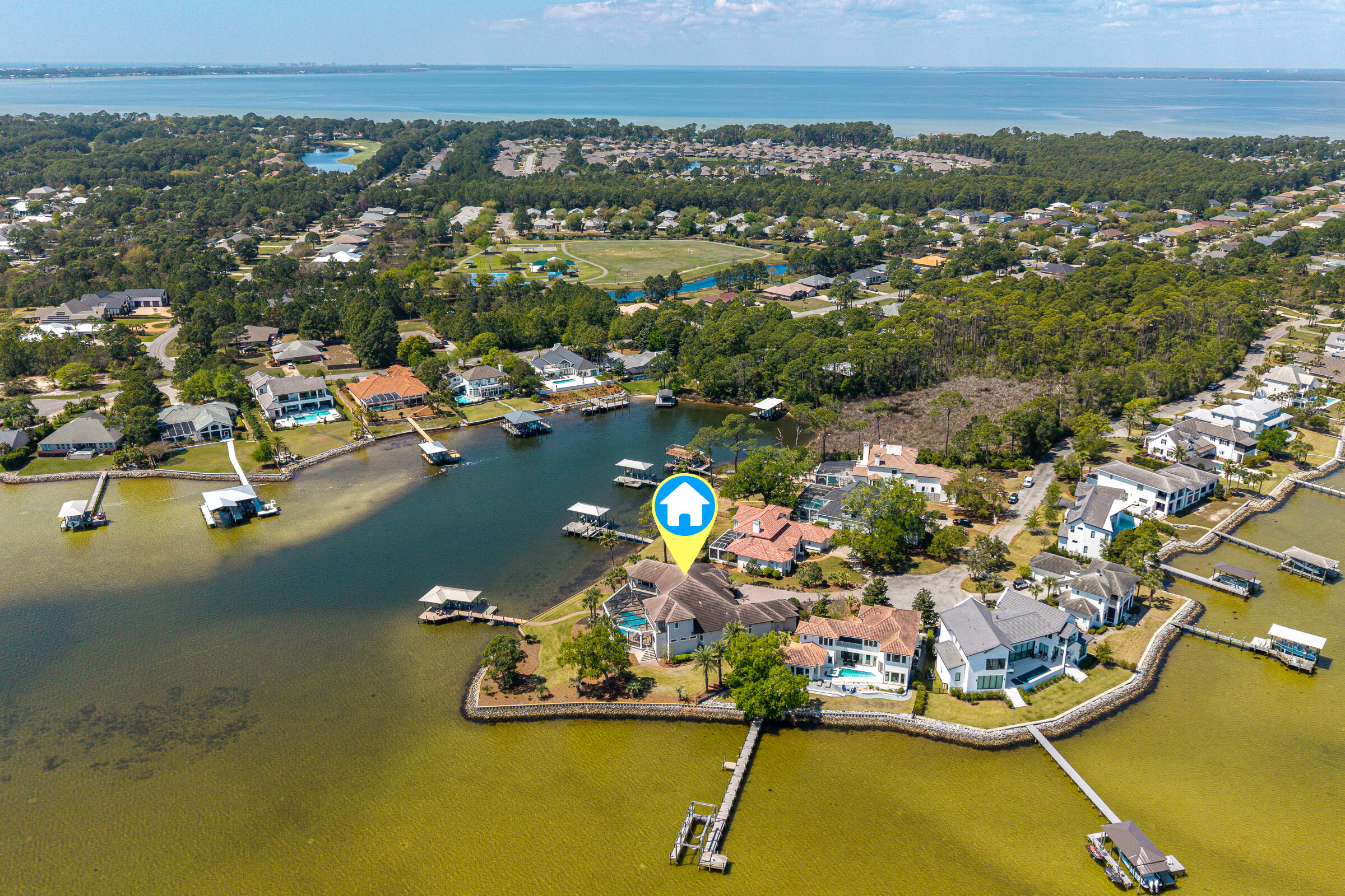 1806 Driftwood Point Road Santa Rosa Beach, FL 32459 - Photo 67 of 142 1806 Driftwood Point Road Drone-21 marke