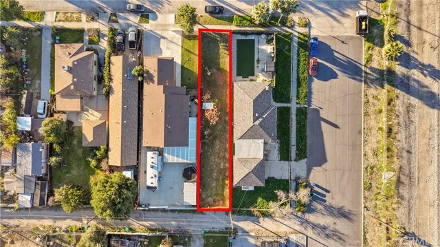 a city street lined with tall buildings