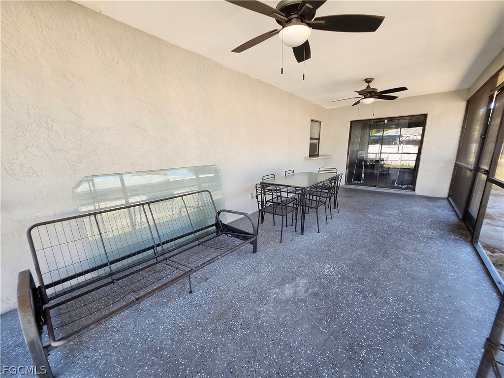 12938 5th Street Fort Myers, FL 33905 - Photo 21 of 25 a view of a livingroom with furniture and a ceiling fan