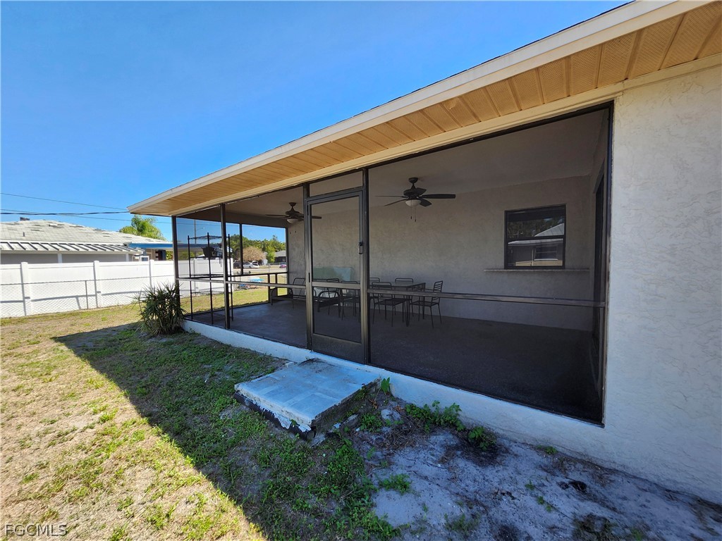 12938 5th Street Fort Myers, FL 33905 - Photo 22 of 25 a view of a backyard of the house