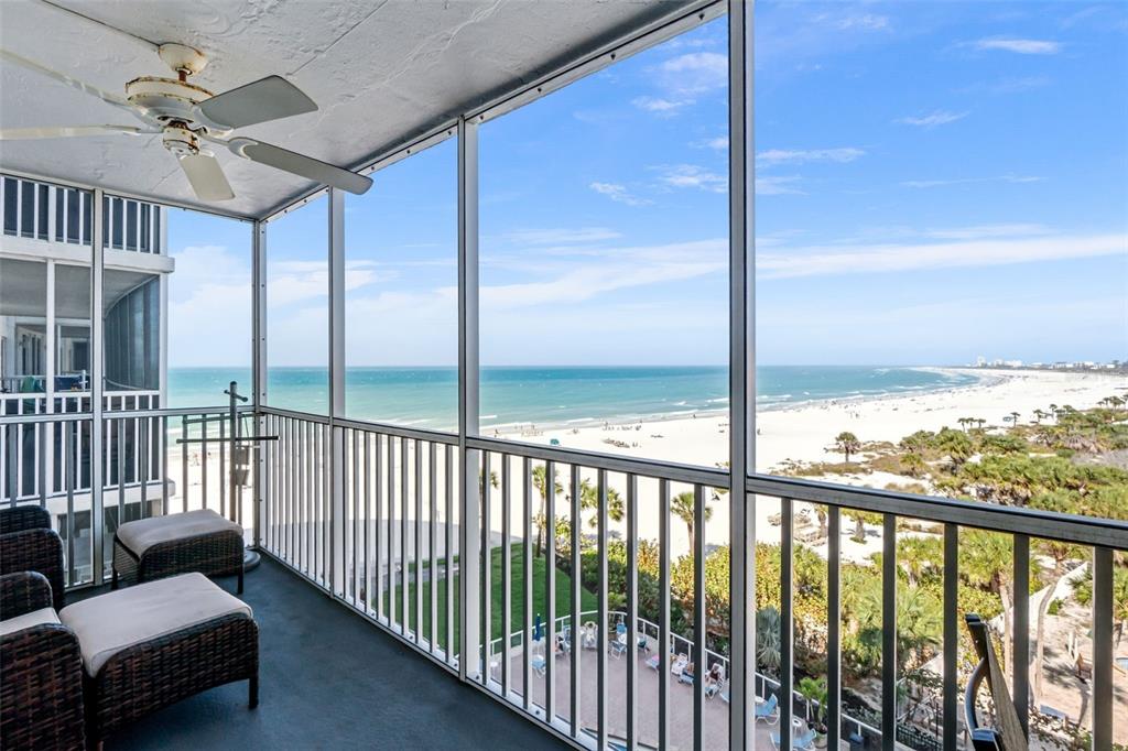 6300 Midnight Pass Road, Unit 708 Sarasota, FL 34242 - Photo 23 of 49 a view of a balcony with furniture