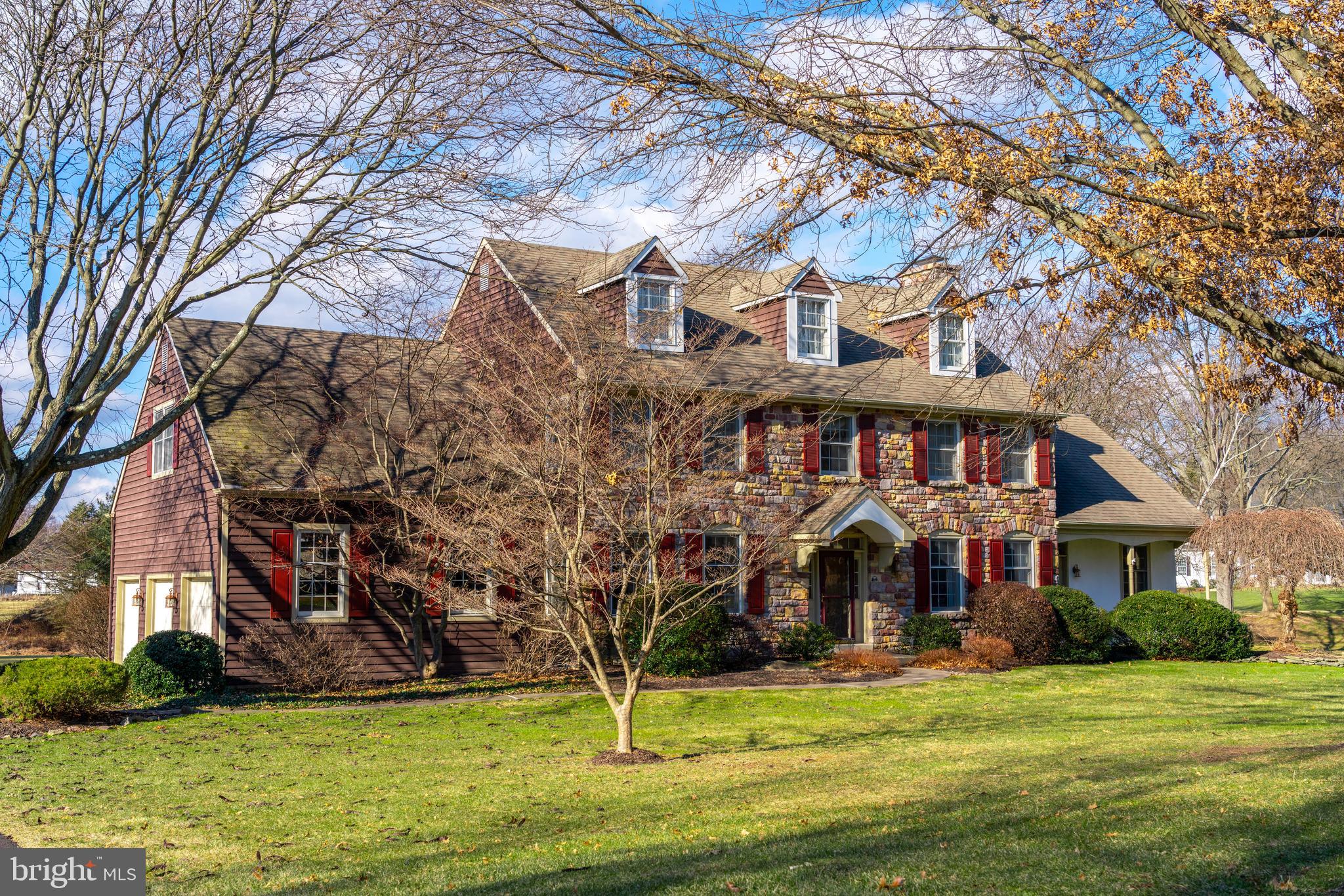 3690 Secondwoods Road Doylestown, PA 18902 - Photo 1 of 30 Beautiful Stone-Front Home in Doylestown, 2+ Acres