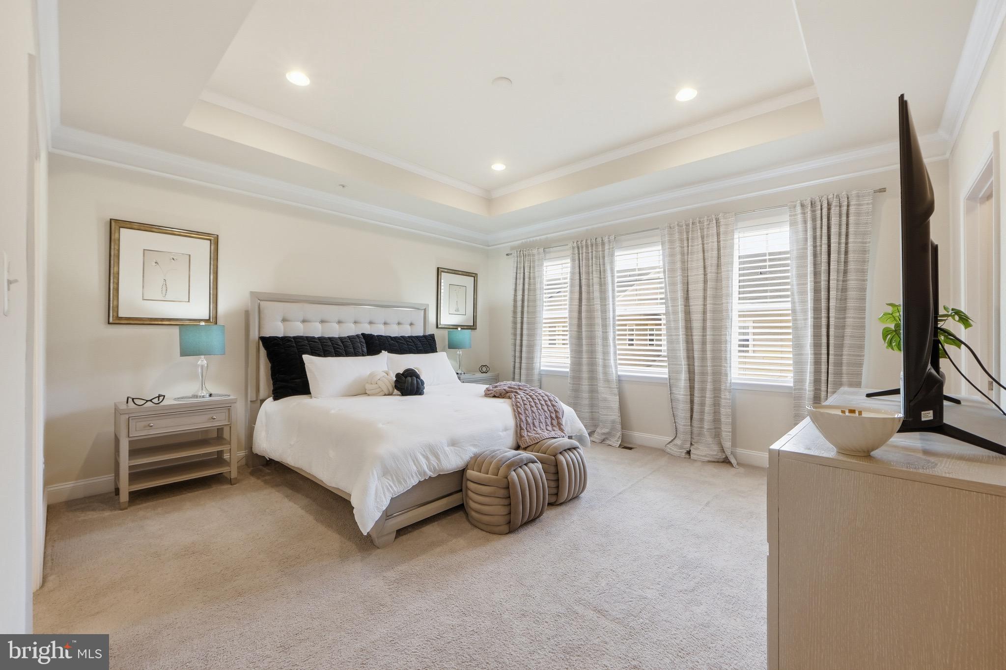 7134 Proclamation Place Frederick, MD 21703 - Photo 18 of 40 Primary bedroom with tray ceiling