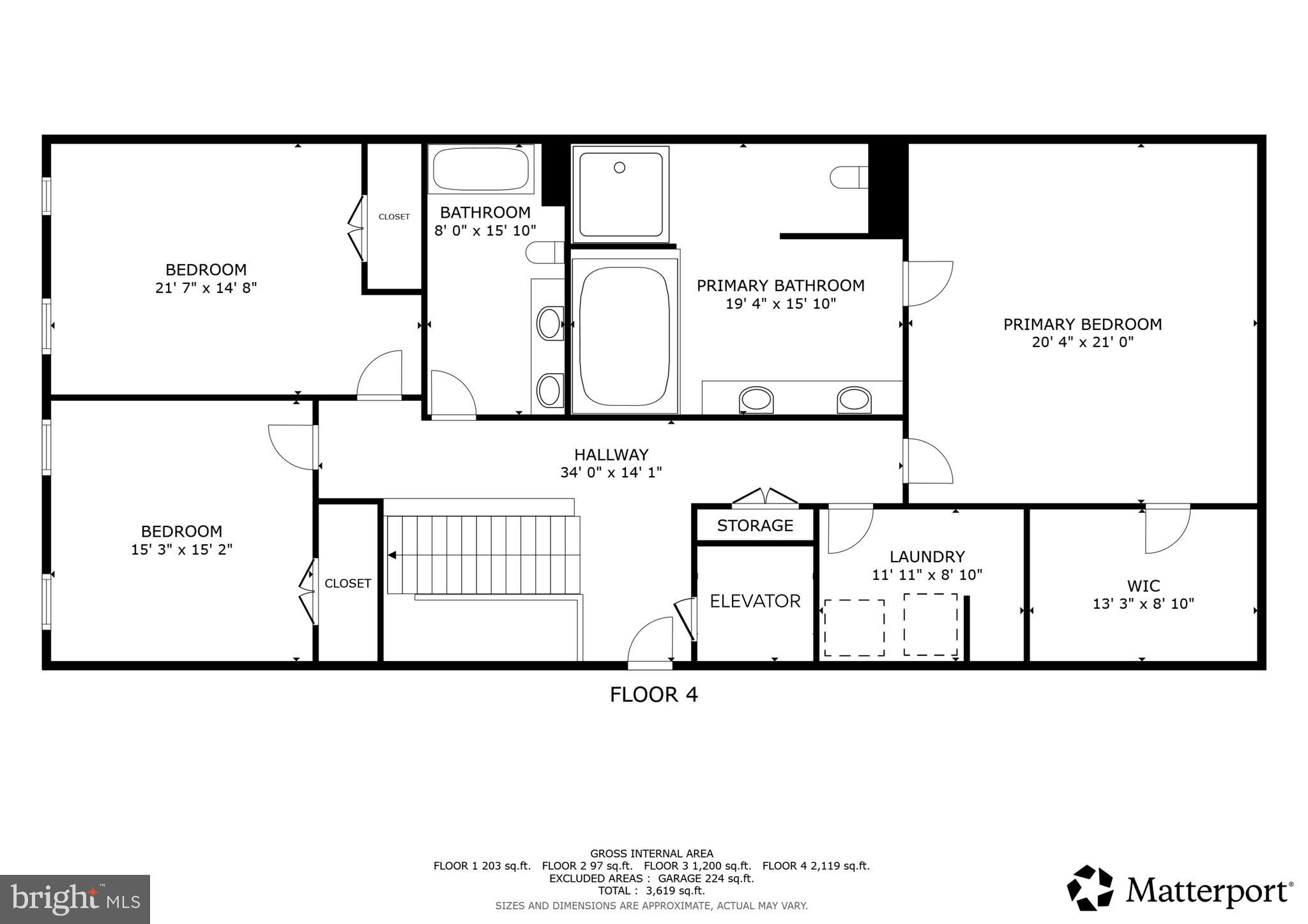 7134 Proclamation Place Frederick, MD 21703 - Photo 40 of 40 Bedroom Level Floor Plan