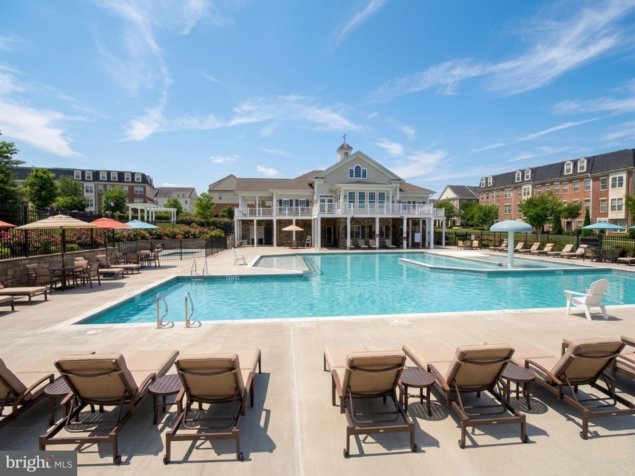 7134 Proclamation Place Frederick, MD 21703 - Photo 35 of 40 The pool and Clubhouse at Westview South