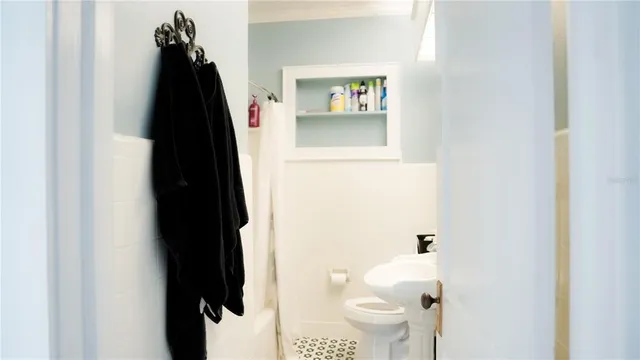 view of bathroom with a toilet