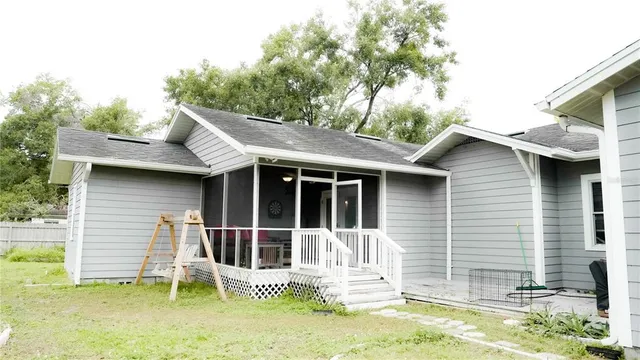 a house with front yard