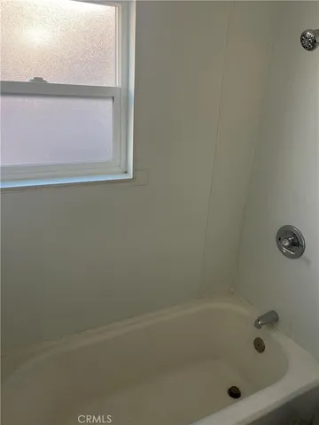 a bathroom with a tub