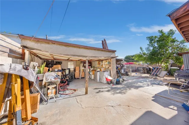 a view of a bike storage