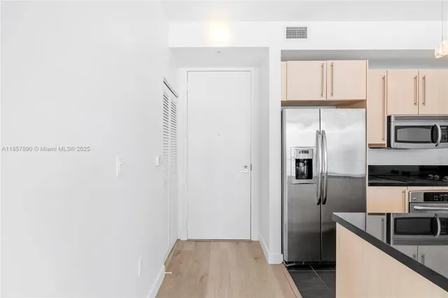 a balcony with city view