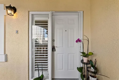 a view of a entryway