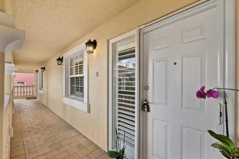 a view of a hallway with interior of the house