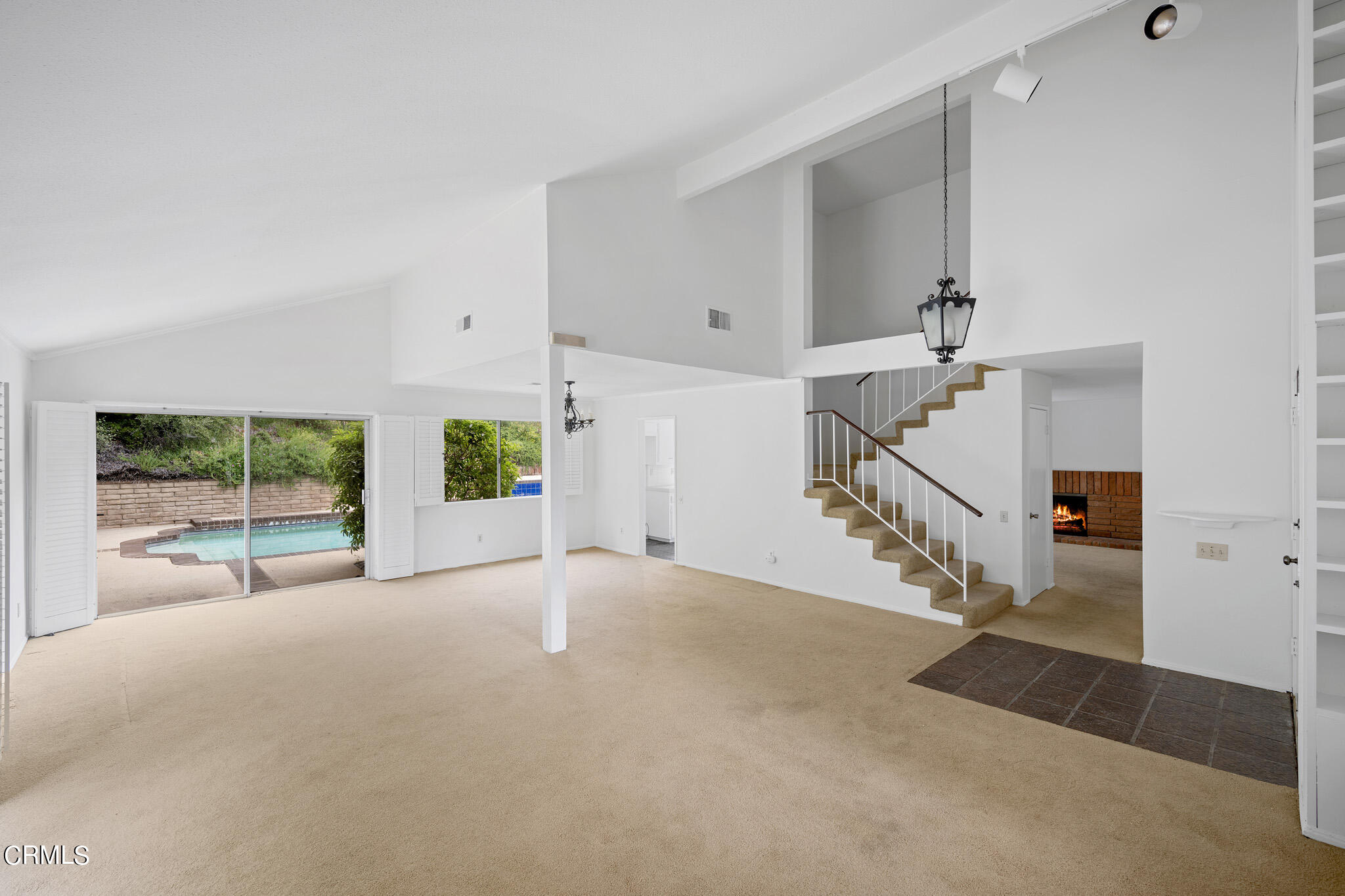 2713 Starfall Drive La Crescenta, CA 91214 - Photo 6 of 37 wooden floor with a floor to ceiling window and a room with wooden floor