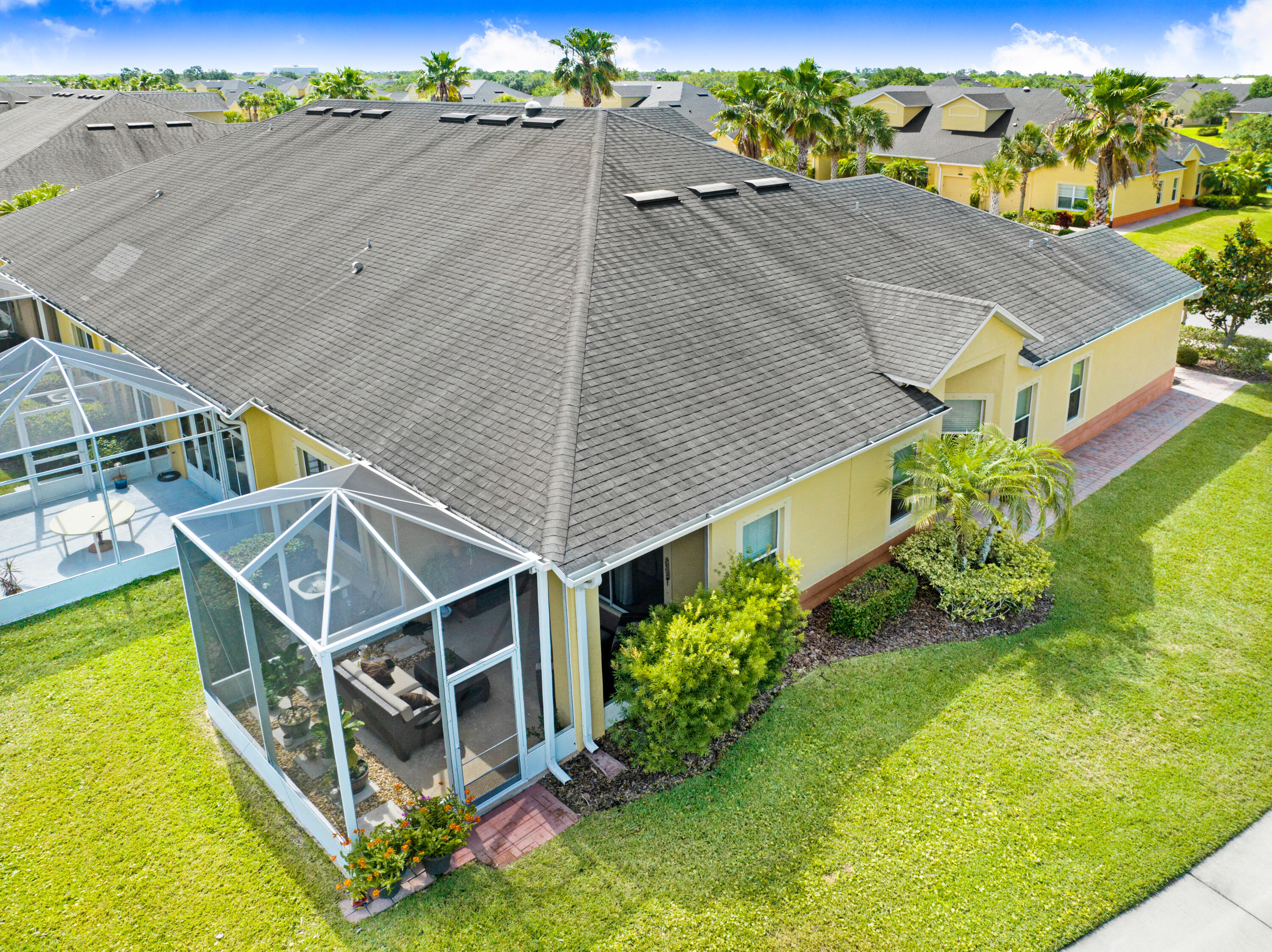 3600 Funston Circle Melbourne, FL 32940 - Photo 40 of 48 an aerial view of a house with a big yard