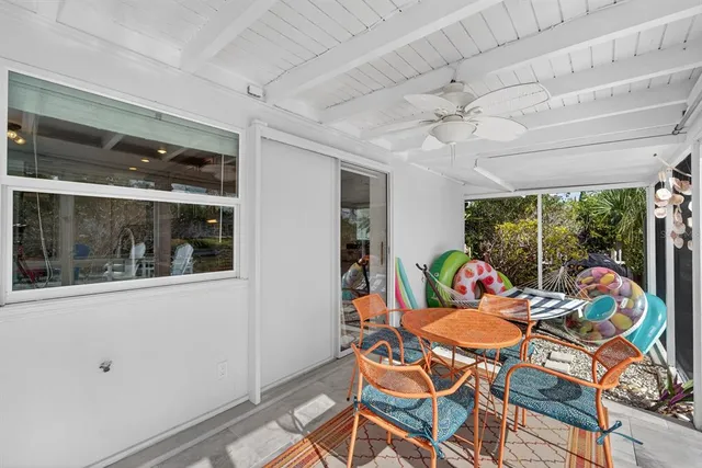 a outdoor space with furniture