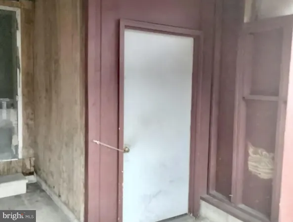 a view of front door