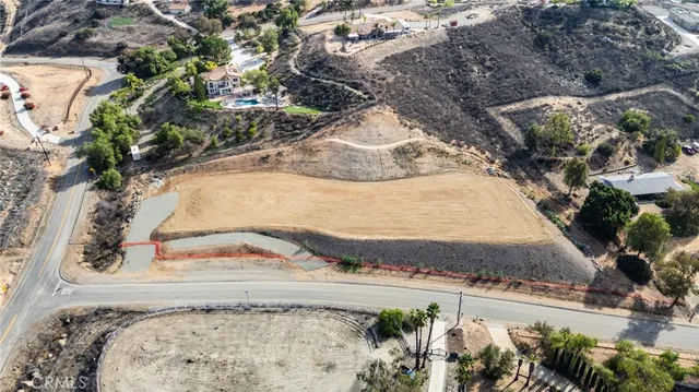 a view of a backyard of a house