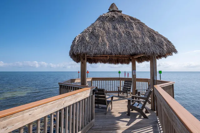 a view of a terrace with sitting area