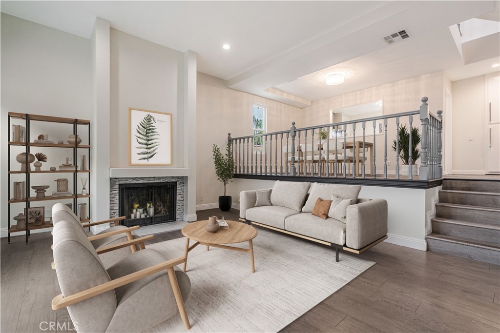 Living and Dining Room - Photo is Virtually Staged