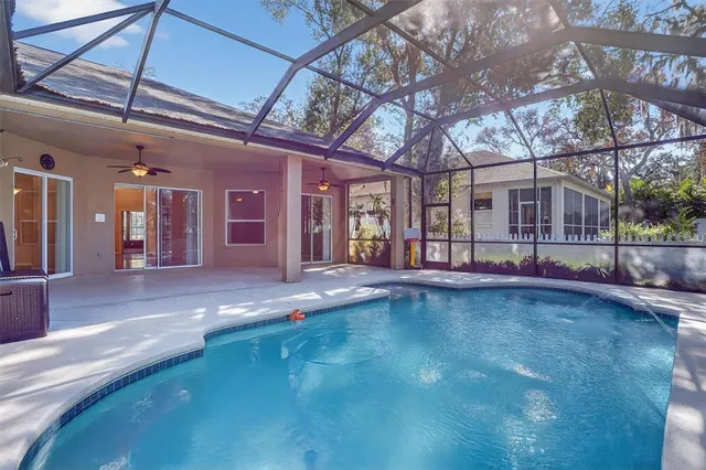 a view of a building with a pathway