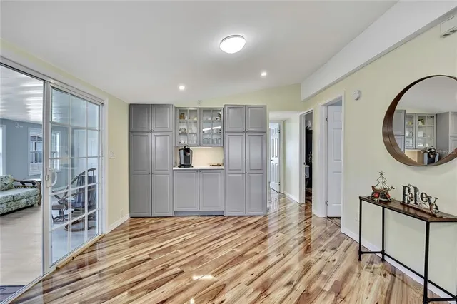 a view of empty room