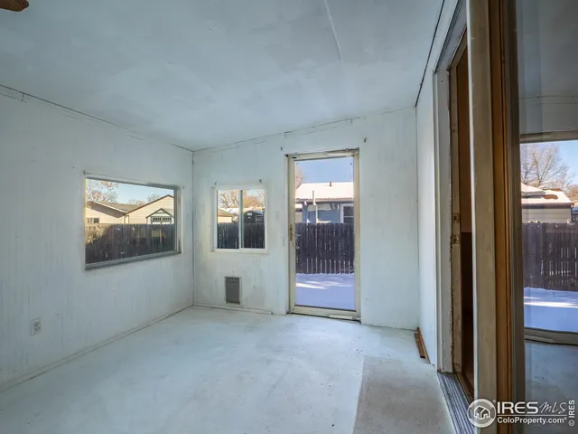 a view of gallery with window