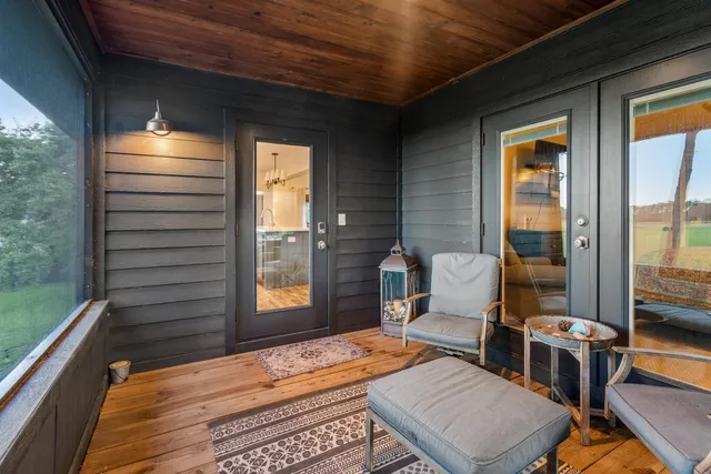 a view of a building with a yard