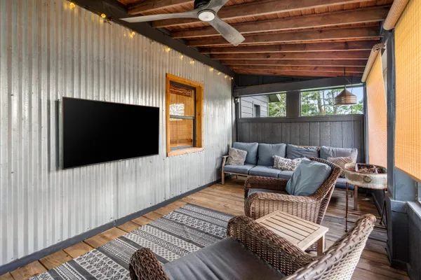 a view of a city with mountains in the background