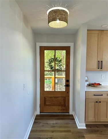 a room with storage and utility