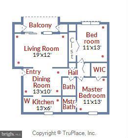 11614 Vantage Hill Road, Unit 22B Reston, VA 20190 - Photo 30 of 30 Floor Plan