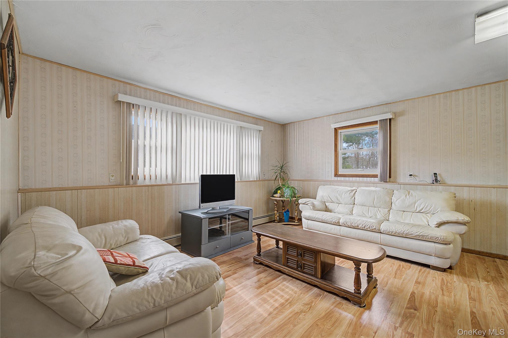 6 Adams Court Monroe, NY 10950 - Photo 27 of 44 a living room with furniture and a flat screen tv