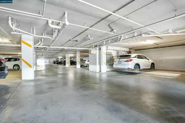 a car that is parked in a parking space