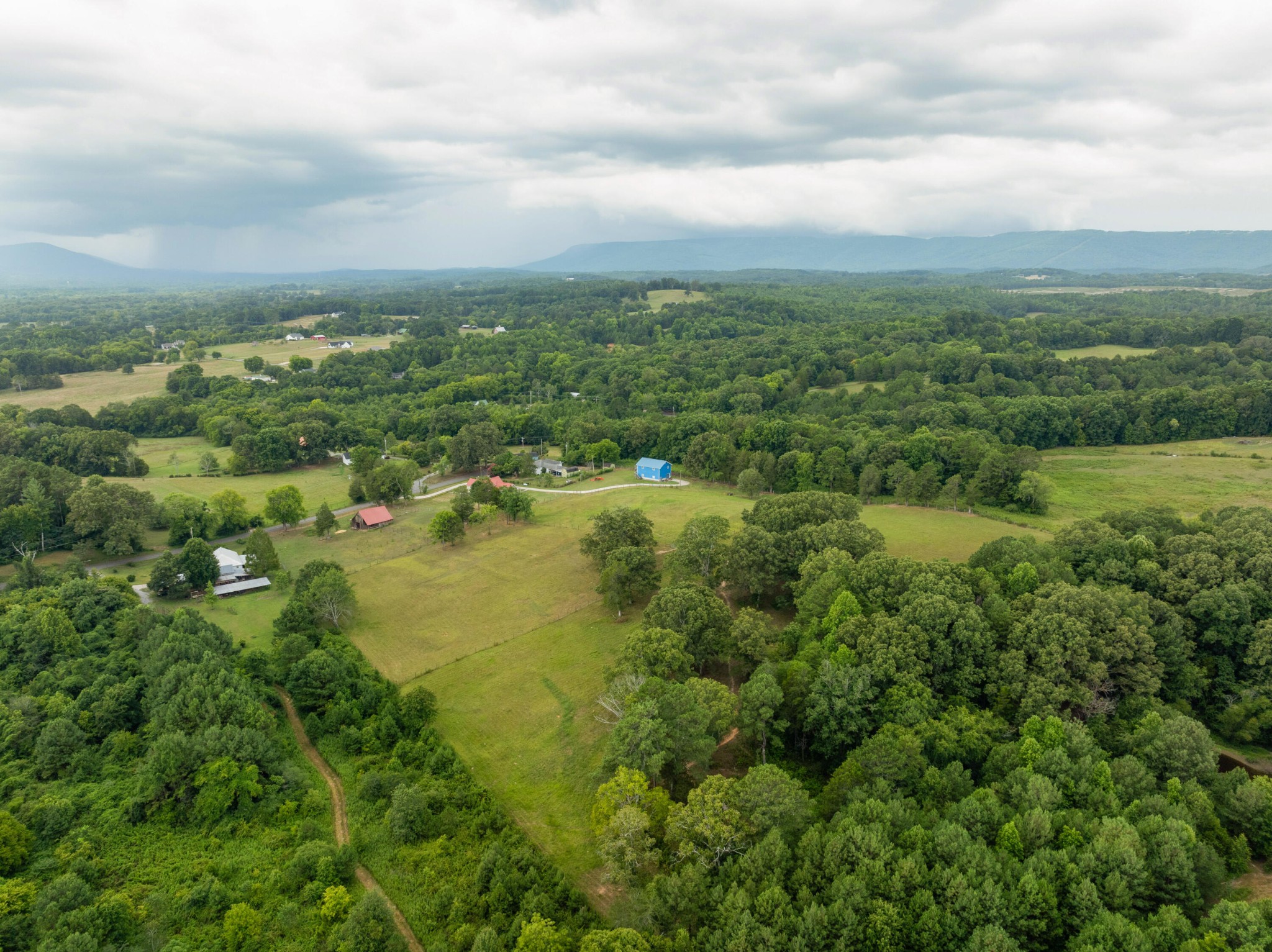 930 Kensington Road Chickamauga, GA 30707 - Photo 12 of 82 an aerial view of residential houses with outdoor space and trees
