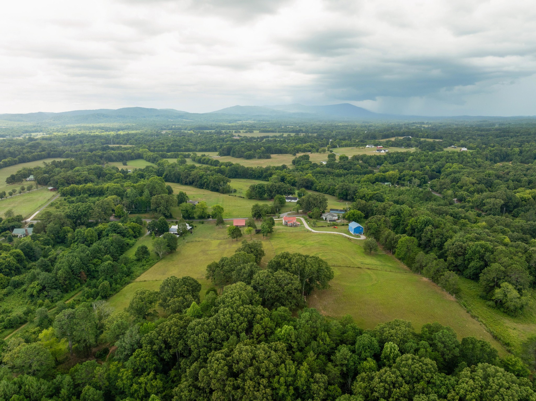 930 Kensington Road Chickamauga, GA 30707 - Photo 82 of 82 an aerial view of residential houses with outdoor space and trees