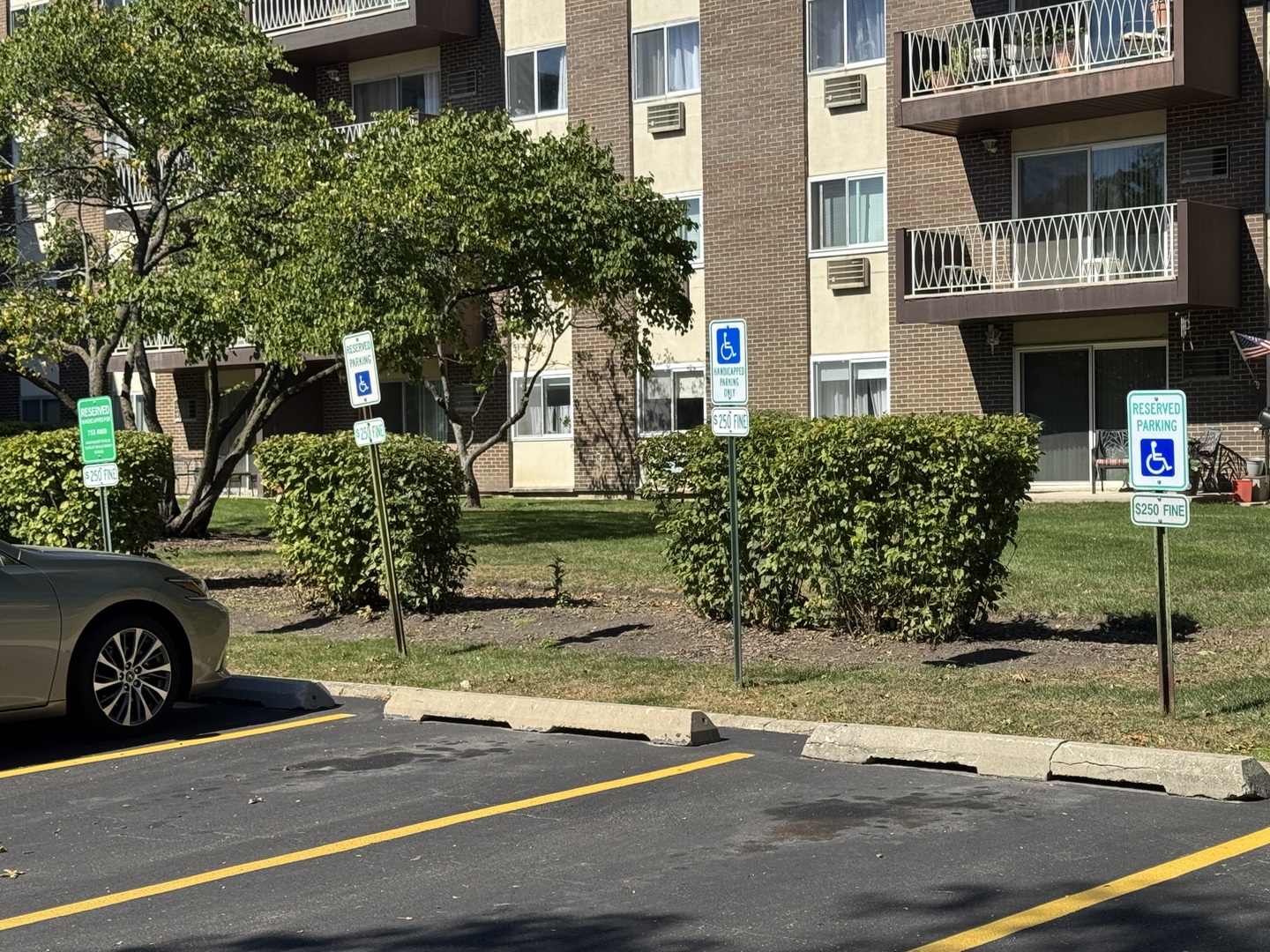 1311 South Finley Road, Unit 205 Lombard, IL 60148 - Photo 19 of 26 a front view of a residential apartment building with a yard