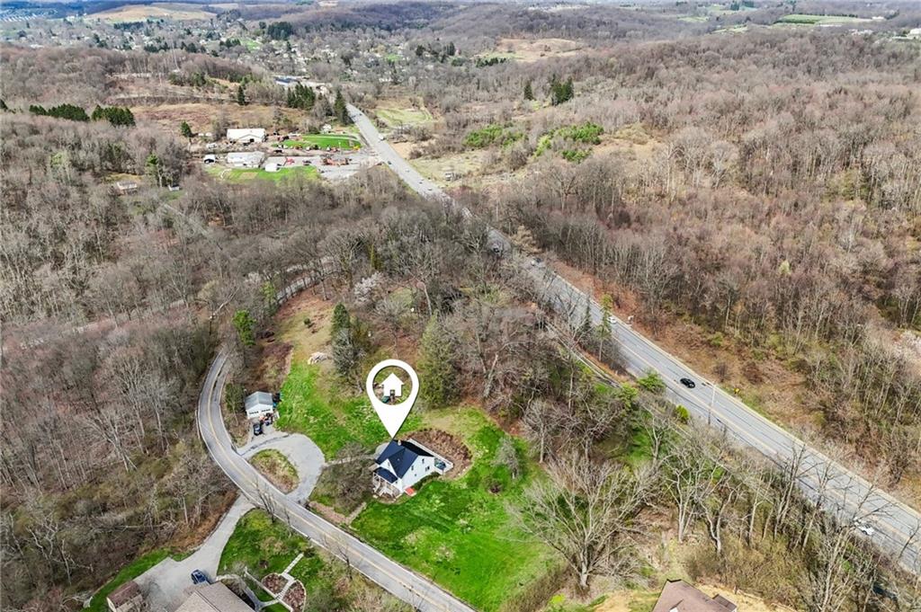 6012 Cunningham Road Gibsonia, PA 15044 - Photo 26 of 26 an aerial view of house with yard