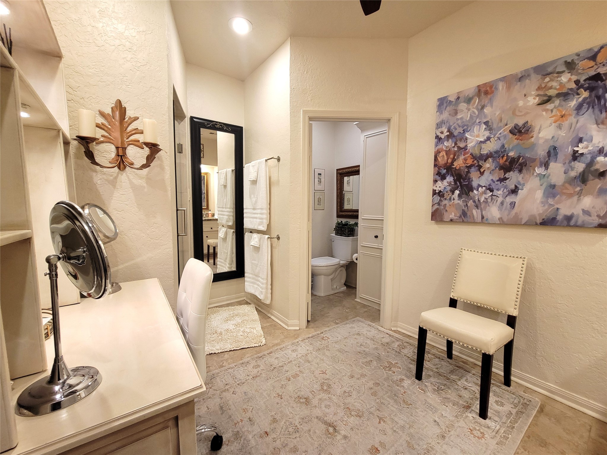 709 Palmer Drive Conroe, TX 77302 - Photo 20 of 48 Beautiful and relaxing ensuite primary bathroom.