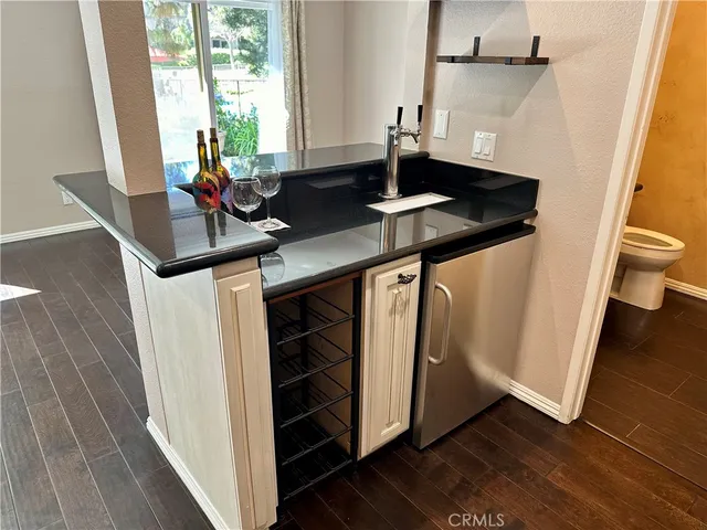 a view of counter top space and staircase