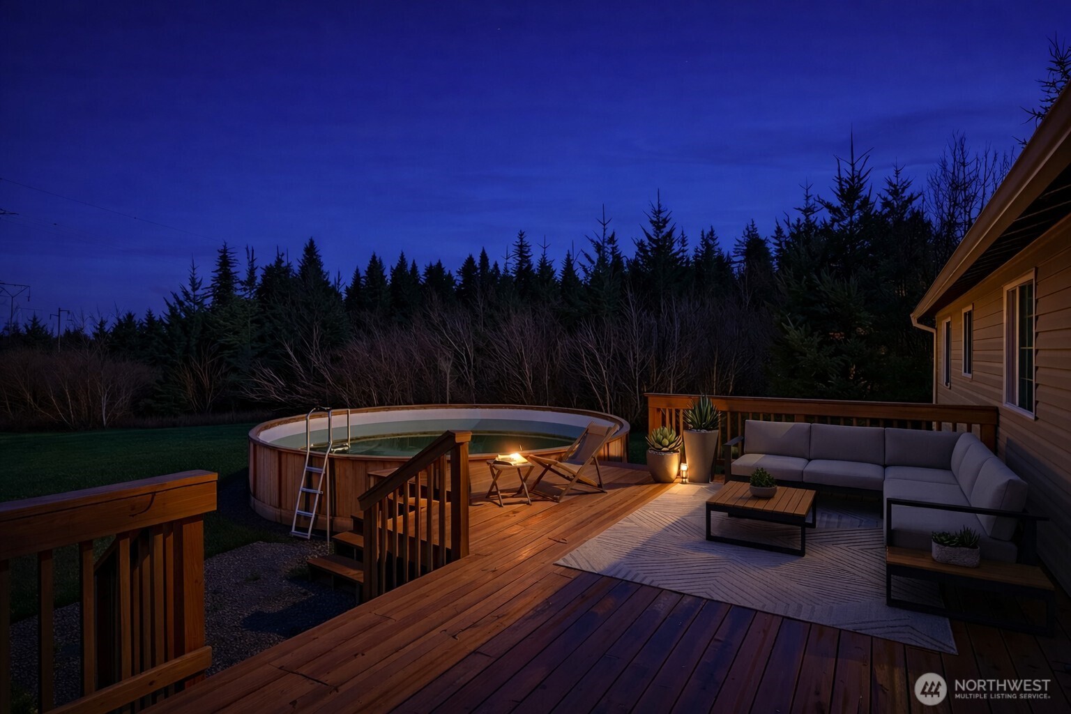141 Drews Hill Road Chehalis, WA 98532 - Photo 4 of 32 a view of a roof deck with couches